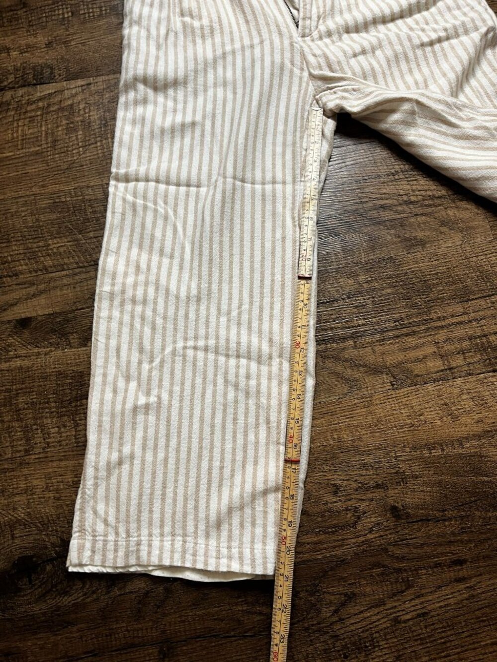 Abercrombie & Fitch Stripped Linen trousers - S - Picture 9 of 10